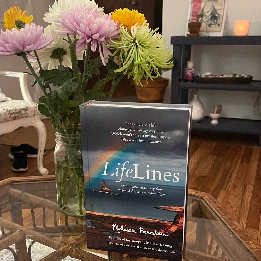 New hardback book Lifelines by Melissa Bernstein founder of Melissa & Doug